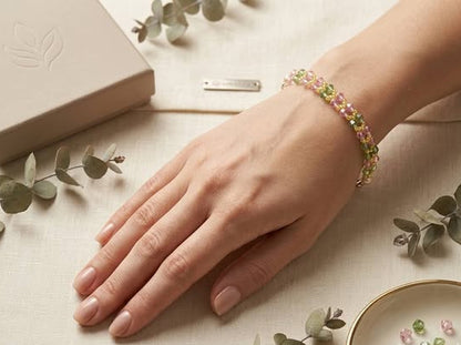 Elegant Heart Beaded Bracelet