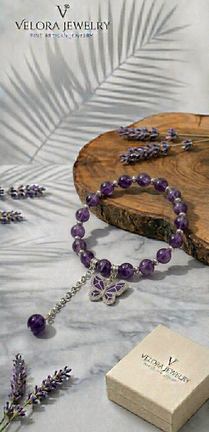Stylish Charm Beaded Bracelet with Chain